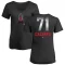 Women's Kelvin Caceres Midnight Mascot V-Neck T-Shirt - Black