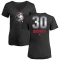 Women's Ken Griffey Midnight Mascot V-Neck T-Shirt - Black