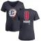 Women's Ken Hodge Name and Number Banner Wave V-Neck T-Shirt - Navy