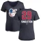 Women's Ken Singleton Name and Number Banner Wave V-Neck T-Shirt - Navy