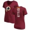 Women's Kendall Fuller Backer Slim Fit T-Shirt - Maroon