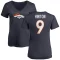 Women's Kendall Hinton Name & Number Slim Fit T-Shirt - Navy