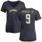 Women's Kenneth Murray Jr. Name & Number Slim Fit V-Neck T-Shirt - Navy