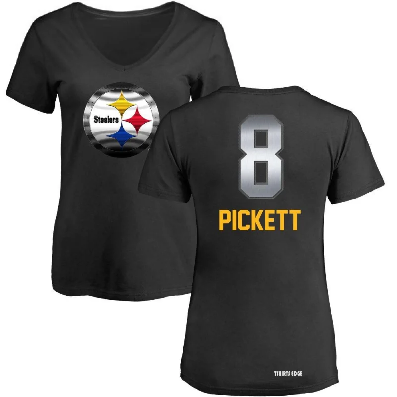 Women's Kenny Pickett Midnight Mascot T-Shirt - Black - Tshirtsedge