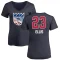 Women's Keon Ellis Name and Number Banner Wave V-Neck T-Shirt - Navy