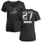 Women's Kevin Brown Midnight Mascot V-Neck T-Shirt - Black