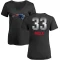 Women's Kevin Faulk Midnight Mascot T-Shirt - Black