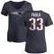 Women's Kevin Faulk Name & Number T-Shirt - Navy