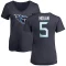 Women's Kevin Hogan Name & Number Slim Fit T-Shirt - Navy