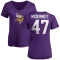 Women's Kevin McDermott Name & Number Slim Fit T-Shirt - Purple