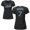 Women's Kevin Mitchell Name & Number T-Shirt - Black