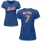 Women's Kevin Mitchell Name & Number T-Shirt - Royal