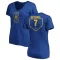 Women's Kevin Mitchell RBI Slim Fit V-Neck T-Shirt - Royal