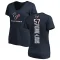 Women's Kevin Pierre-Louis Backer Slim Fit T-Shirt - Navy