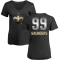 Women's Khalen Saunders Midnight Mascot T-Shirt - Black