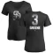 Women's Khalil Greene Midnight Mascot V-Neck T-Shirt - Black