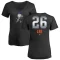 Women's Khalil Lee Midnight Mascot V-Neck T-Shirt - Black