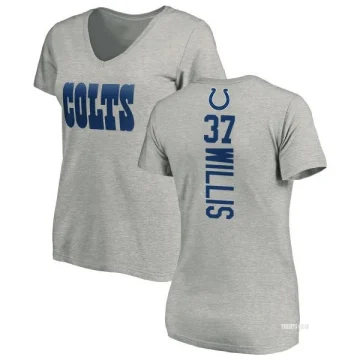 Women's Khari Willis Backer Slim Fit T-Shirt - Royal - Tshirtsedge