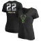 Women's Khris Middleton Midnight Mascot T-Shirt - Black