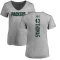 Women's Kiondre Thomas Backer V-Neck T-Shirt - Ash