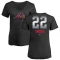 Women's Kirby Yates Midnight Mascot V-Neck T-Shirt - Black