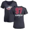 Women's Kirill Kaprizov Name and Number Banner Wave V-Neck T-Shirt - Navy