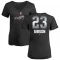 Women's Kirk Gibson Midnight Mascot V-Neck T-Shirt - Black