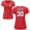 Women's Koda Glover Name & Number T-Shirt - Red