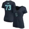 Women's Kole Lind Name & Number V-Neck T-Shirt - Navy