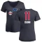 Women's Kris Dunn Name and Number Banner Wave V-Neck T-Shirt - Navy