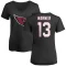 Women's Kurt Warner Name & Number Slim Fit T-Shirt - Black