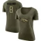 Women's K'Waun Williams Legend Salute to Service Scoop Neck T-Shirt - Olive