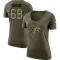 Women's Kyle Hinton Legend Salute to Service Scoop Neck T-Shirt - Olive