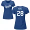 Women's Kyle Isbel Name & Number T-Shirt - Royal