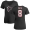 Women's Kyle Pitts Name & Number Slim Fit T-Shirt - Black