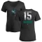 Women's Kyle Seager Midnight Mascot V-Neck T-Shirt - Black