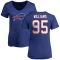 Women's Kyle Williams Name & Number Slim Fit T-Shirt - Royal