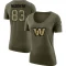 Women's Kyric McGowan Legend Salute to Service Scoop Neck T-Shirt - Olive