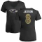 Women's Lamar Jackson Name & Number Slim Fit T-Shirt - Black