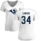 Women's Lance Lenoir Name & Number Slim Fit T-Shirt - White