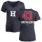 Women's Lance McCullers Jr. Name and Number Banner Wave V-Neck T-Shirt - Navy