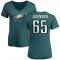 Women's Lane Johnson Name & Number Slim Fit T-Shirt - Green