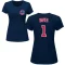 Women's Larry Bowa Name & Number T-Shirt - Navy