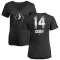 Women's Larry Doby Midnight Mascot V-Neck T-Shirt - Black