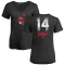 Women's Larry Doby Midnight Mascot V-Neck T-Shirt - Black