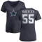 Women's Leighton Vander Esch Name & Number T-Shirt - Navy