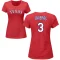 Women's Leody Taveras Name & Number T-Shirt - Red