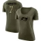 Women's Leonard Fournette Legend Salute to Service Scoop Neck T-Shirt - Olive