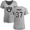 Women's Lester Hayes Name & Number Slim Fit T-Shirt - Ash