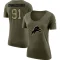 Women's Levi Onwuzurike Legend Salute to Service Scoop Neck T-Shirt - Olive